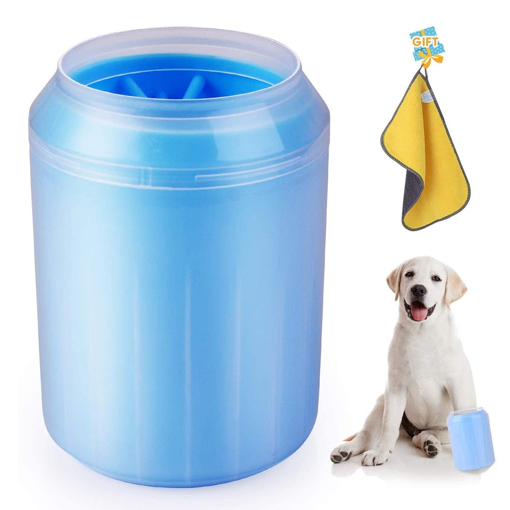 Yyeselk Pet Paw Cleaner, Portable Pet Cleaning 360º Silicone Washer Cup,  for Small and Medium Breed Cats and Dogs 