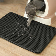 Double-layer Non-slip Cat Litter Mat